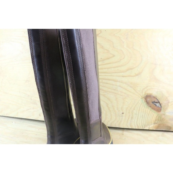 NWOT Timberland Boots Women 9.5 Brown Leather Malynn Waterproof Tall Shoes - Picture 5 of 10